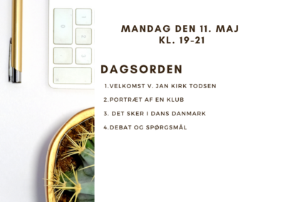 Indbydelse til virtuelt medlemsmøde