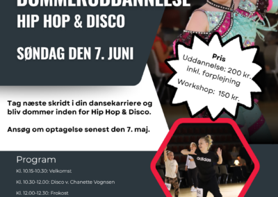 Indbydelse til Dommeruddannelse og Workshop