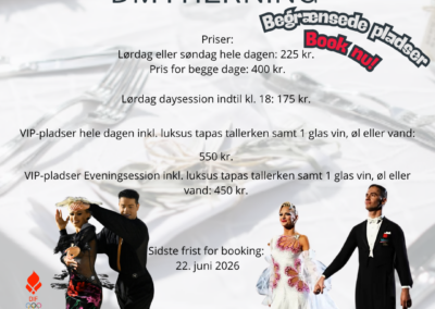 Oplev DM helt tæt – book din bordplads nu!