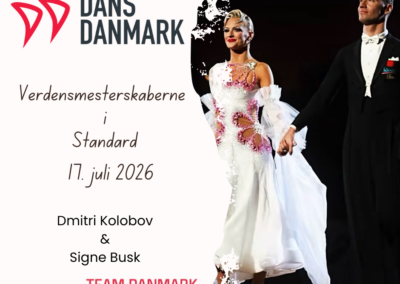 Danmark sender to stærke par til VM i Standard